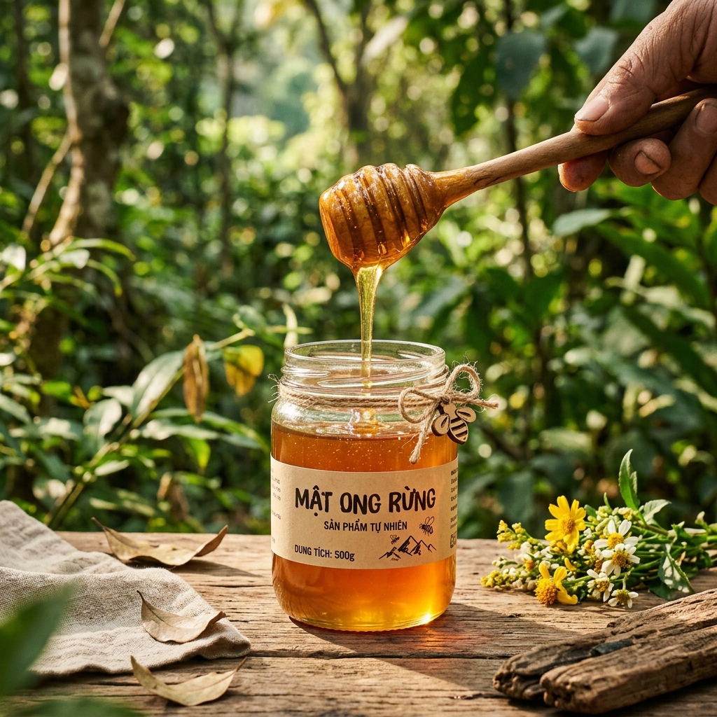 Mật ong rừng Tây Bắc
