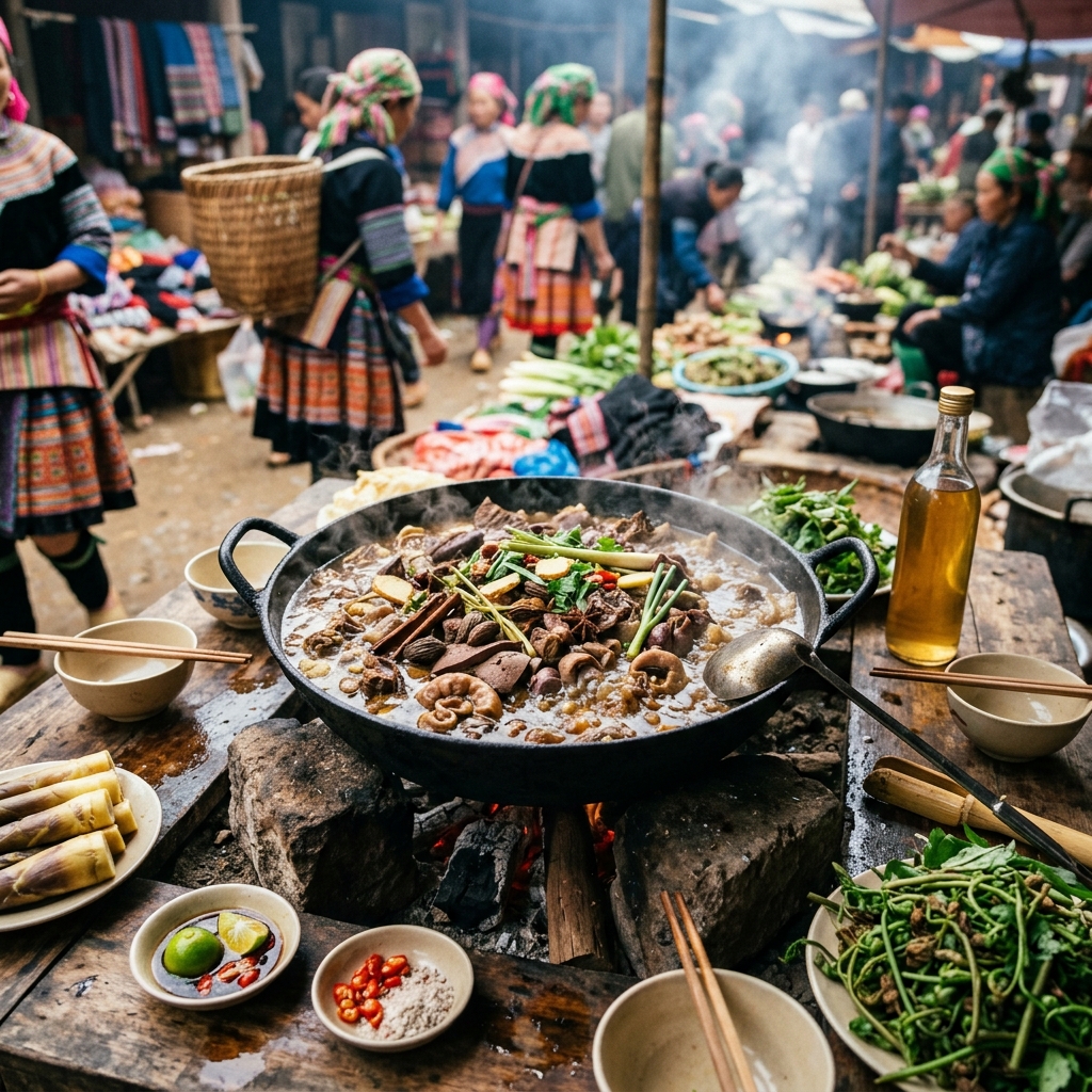 Thắng cố ngựa Bắc Hà