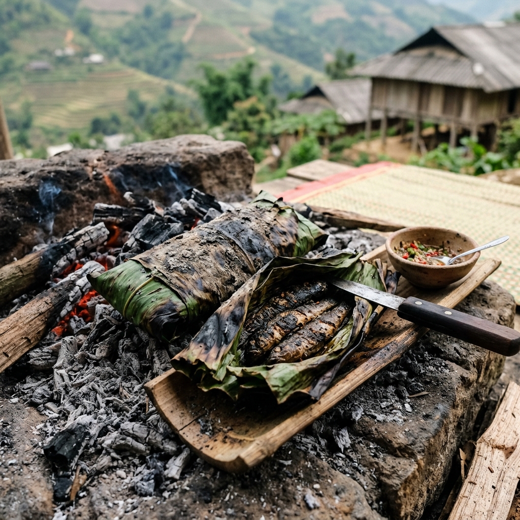 Cá bống vùi tro